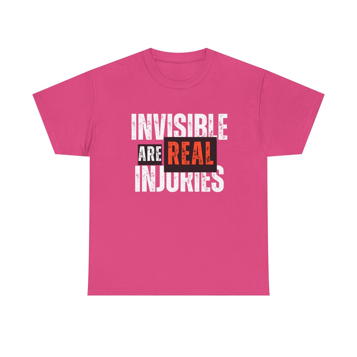"Invisible Injuries Are Real" – Unisex Comfort Tee