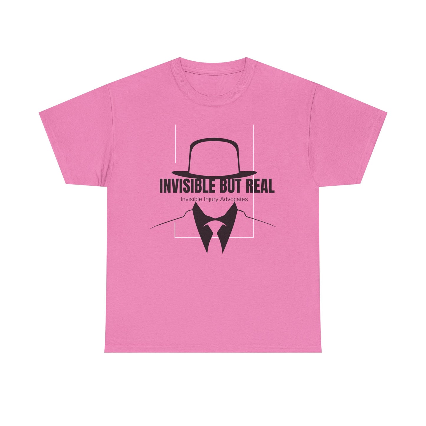 Invisible But Real Tee - Unisex Heavy Cotton Tee for Advocacy