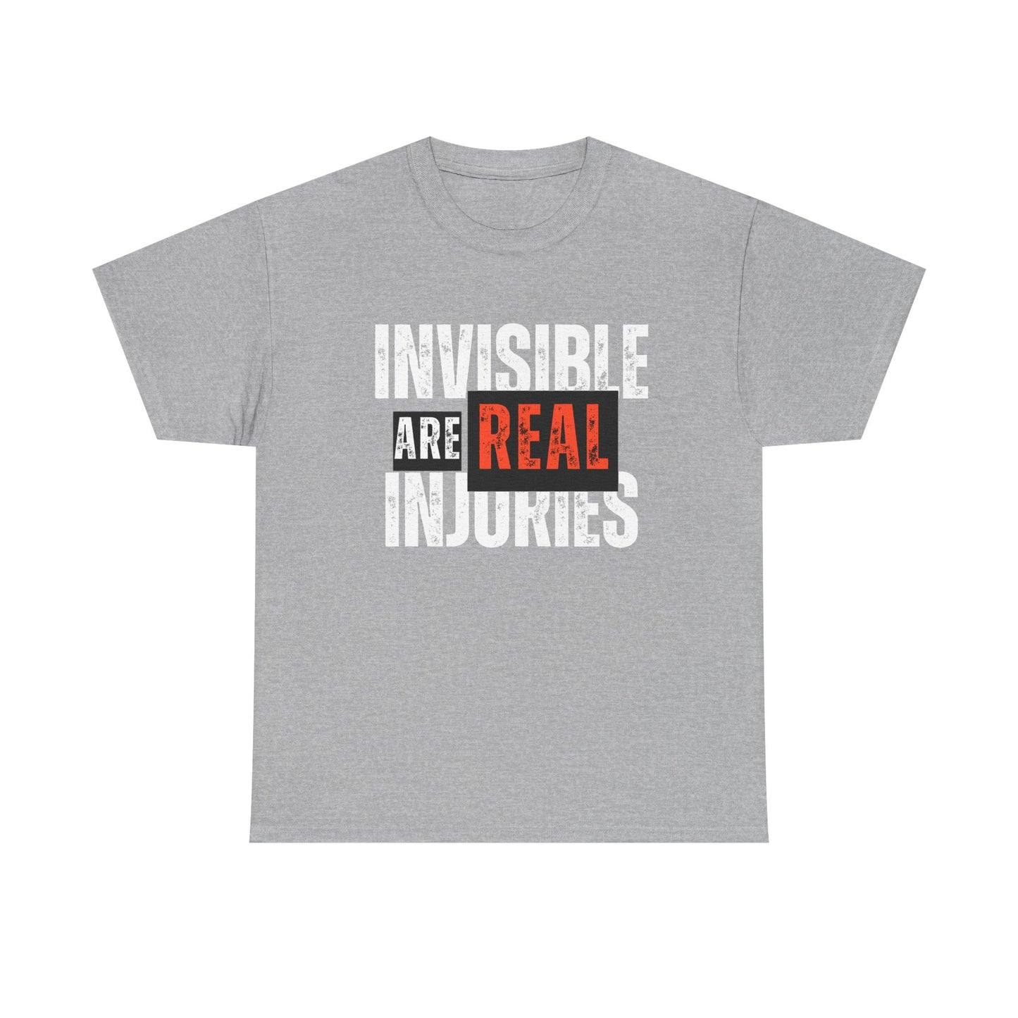 "Invisible Injuries Are Real" – Unisex Comfort Tee