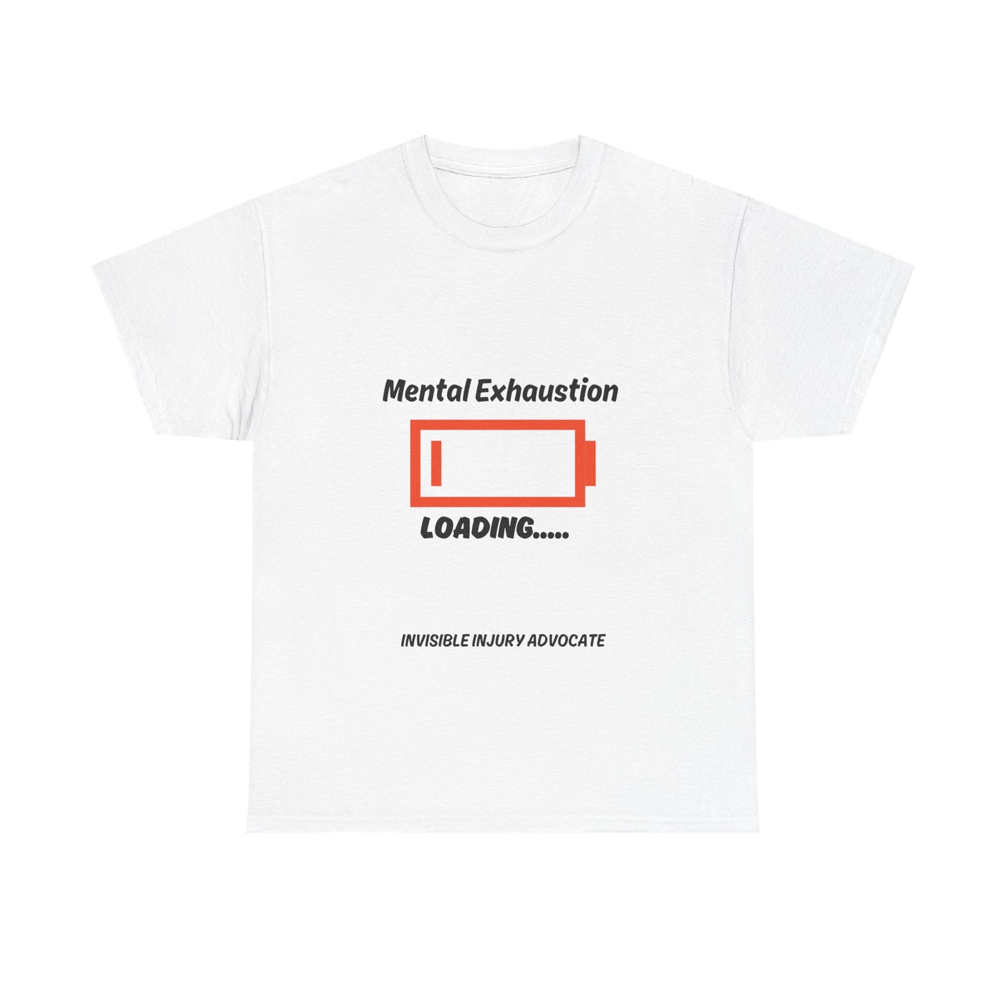 Low Battery | Cognitive Capacity Tee Invisible Injury Advocate Collection No.30