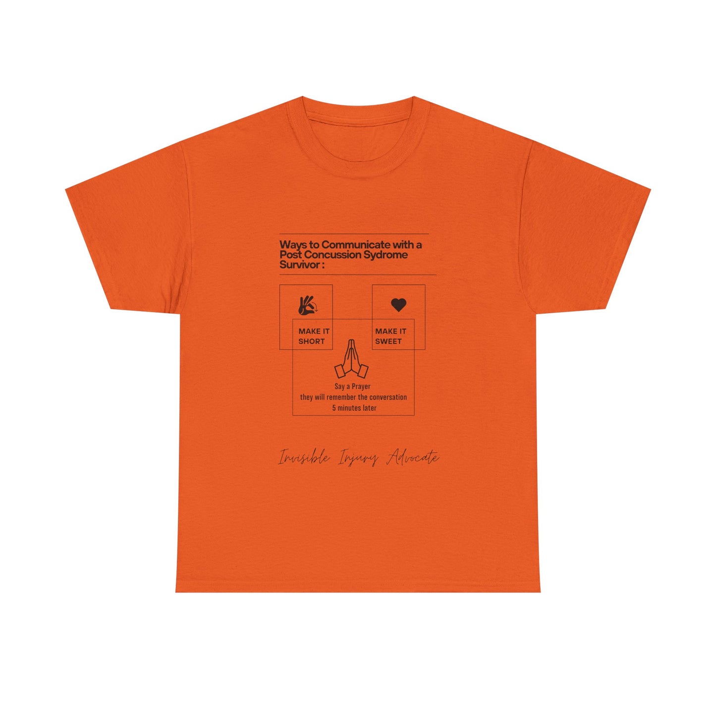 Conscious Communication Tee | Heavy Cotton Unisex T-Shirt, Awareness Apparel, Health Advocacy, Casual Wear, Gift for Survivors