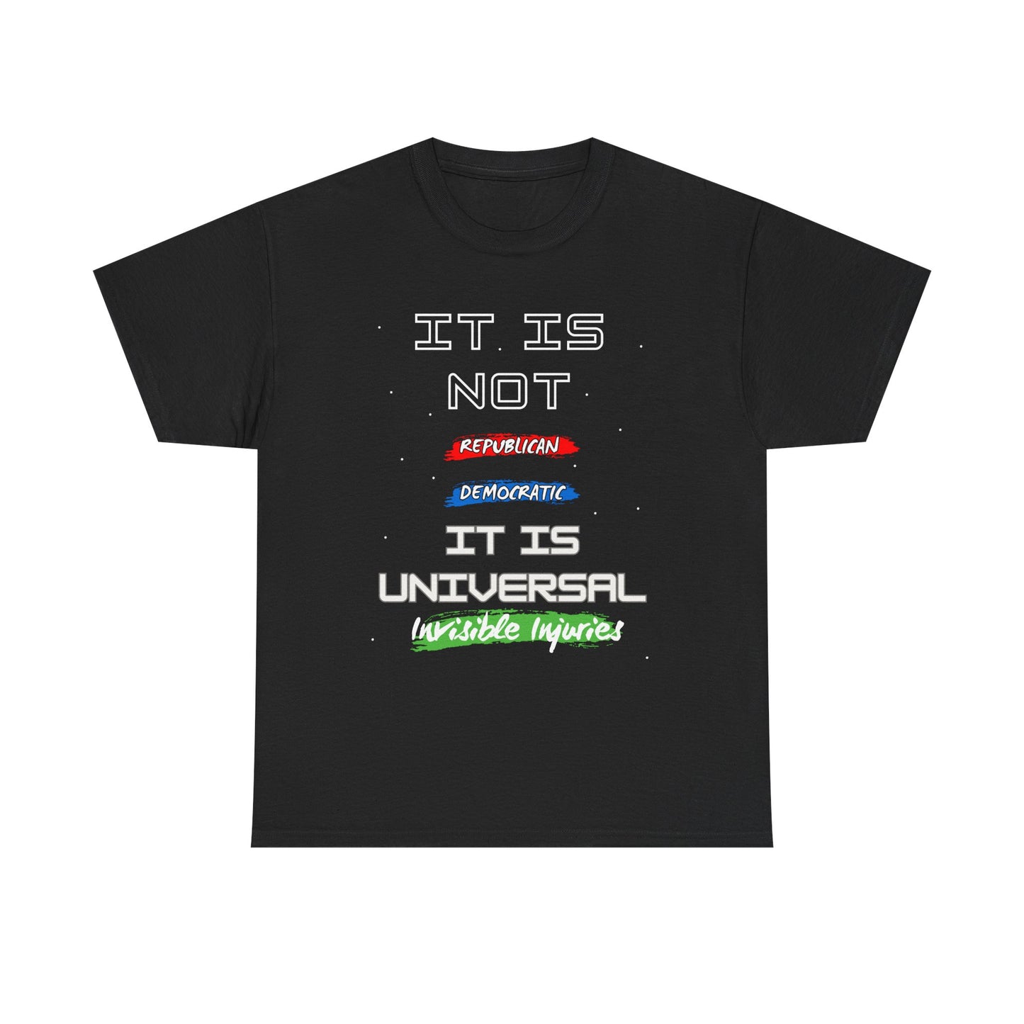 Universal Message Unisex Tee, Graphic Cotton Tee Shirt No 32