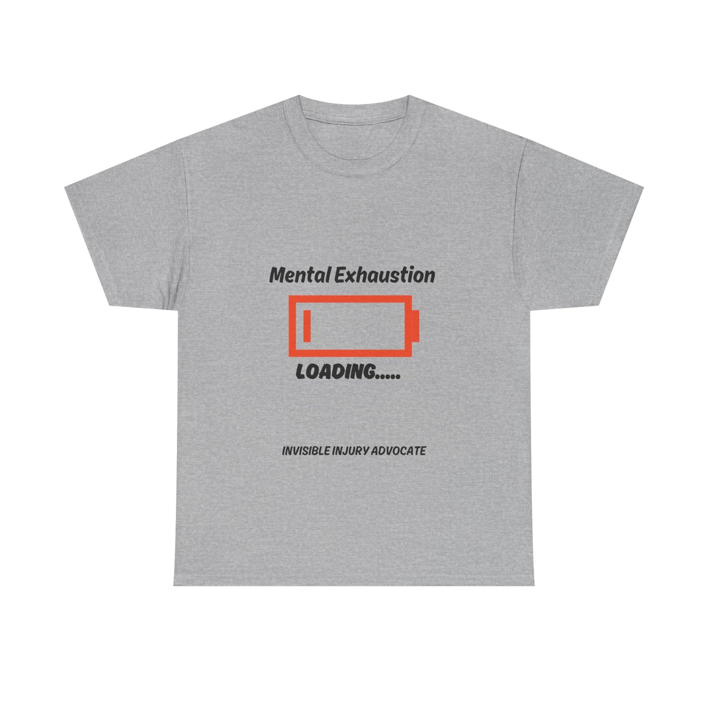 Low Battery | Cognitive Capacity Tee Invisible Injury Advocate Collection No.30
