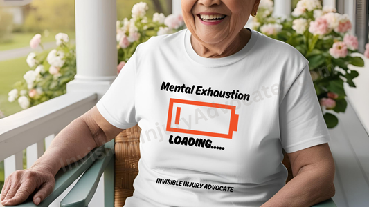 Low Battery | Cognitive Capacity Tee Invisible Injury Advocate Collection No.30