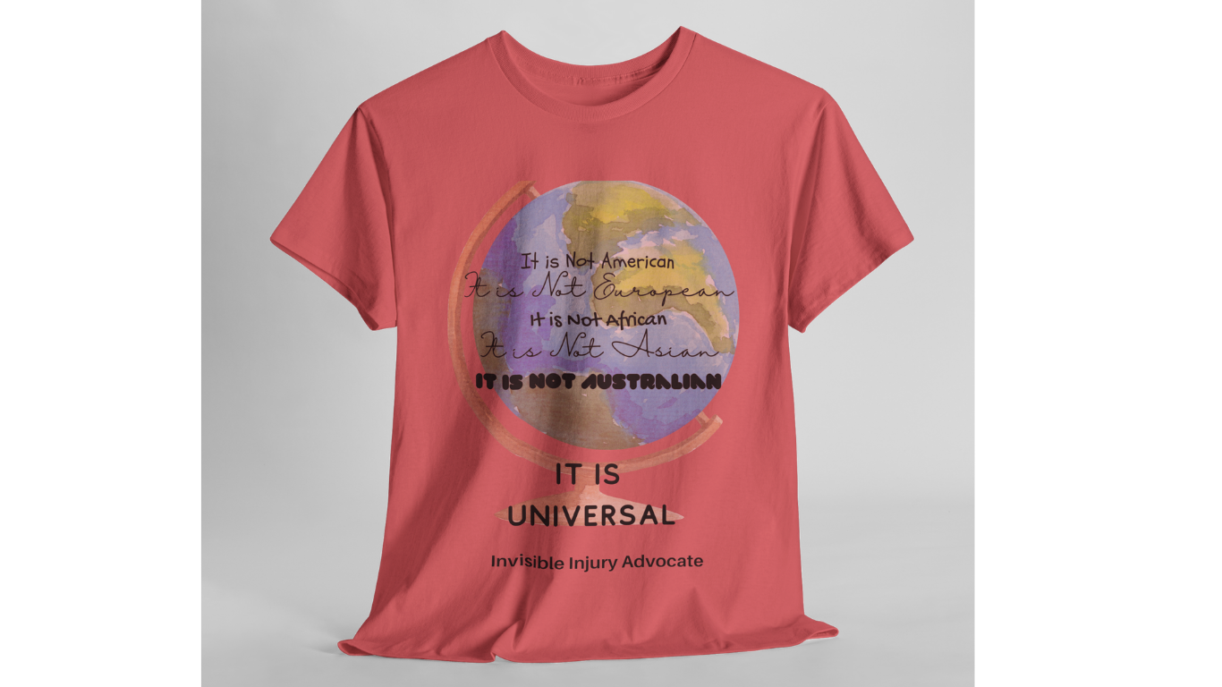 Universal Advocacy Tee, Casual Cotton Shirt