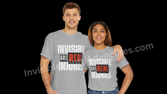 "Invisible Injuries Are Real" – Unisex Comfort Tee