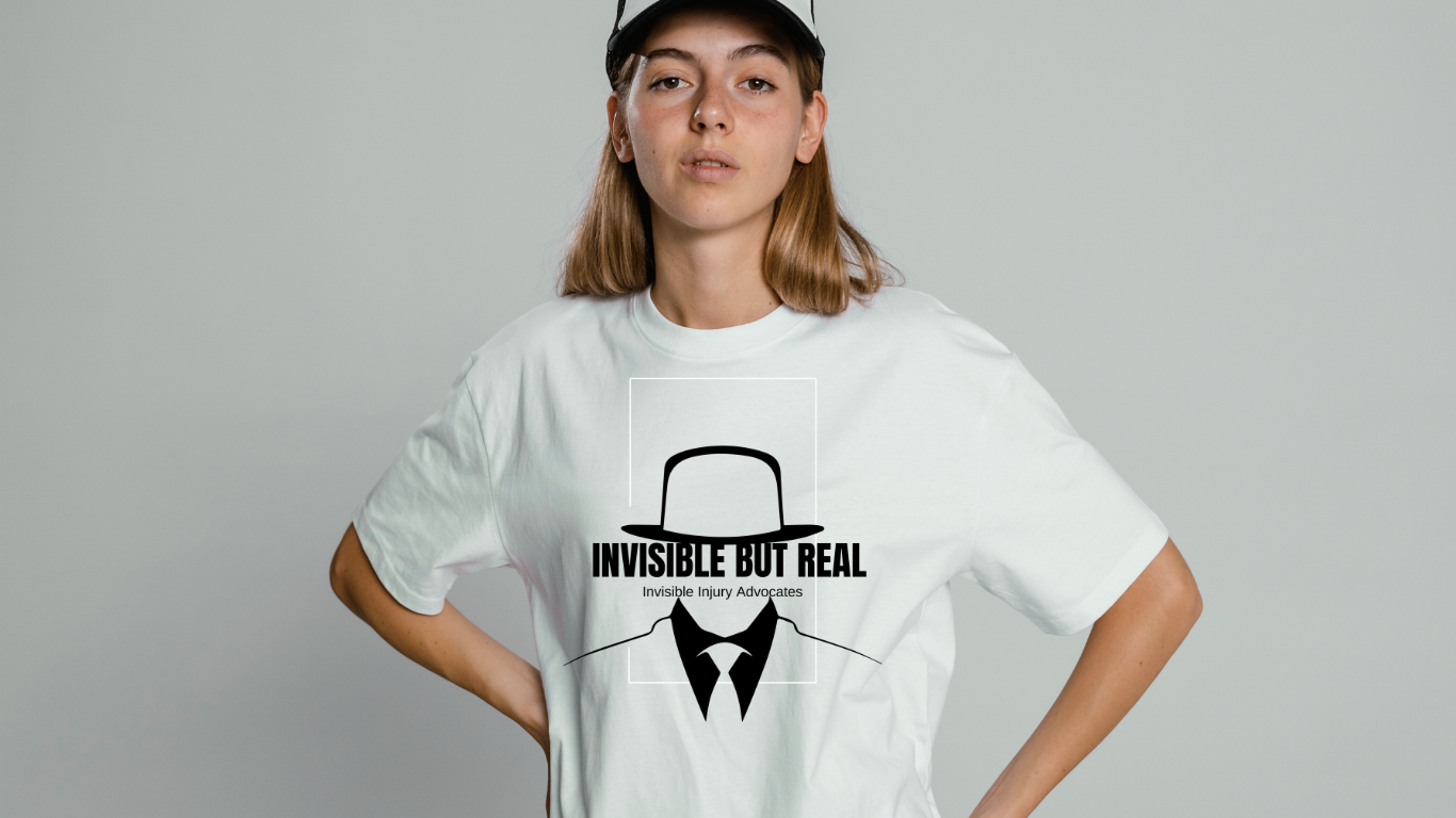 Invisible But Real Tee - Unisex Heavy Cotton Tee for Advocacy