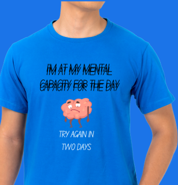 Invisible Injury Unisex Heavy Cotton Tee - Try Again in Two Days